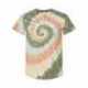 Dyenomite 200MS Multi-Color Spiral Tie-Dyed T-Shirt