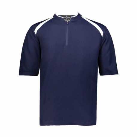 Holloway 229681 Youth Clubhouse Short Sleeve Quarter-Zip Pullover