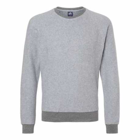 J America 8710 Flip Side Fleece Crewneck Sweatshirt