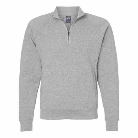 J America 8869 Triblend Quarter-Zip Sweatshirt