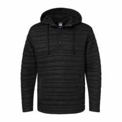 J America 8897 Horizon Quilted Anorak Hooded Pullover