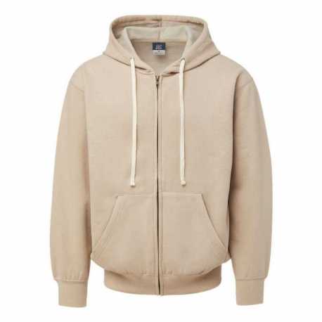 MV Sport 22132 Vintage Fleece Full-Zip Hooded Sweatshirt