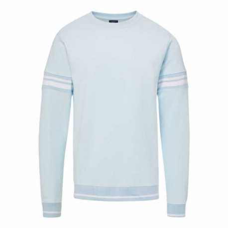 MV Sport 23404 Donovan Striped Crewneck Sweatshirt