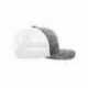 Pacific Headwear 106C Aggressive Heather Trucker Snapback Cap