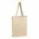 Q-Tees Q800GS Canvas Gusset Promotional Tote