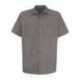 Red Kap SC40T Cotton Short Sleeve Uniform Shirt - Tall Sizes