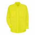 Red Kap SS14T Enhanced Visibility Long Sleeve Work Shirt - Tall Sizes