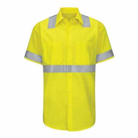 Red Kap SY24T Enhanced & Hi-Visibility Work Shirt - Tall Sizes