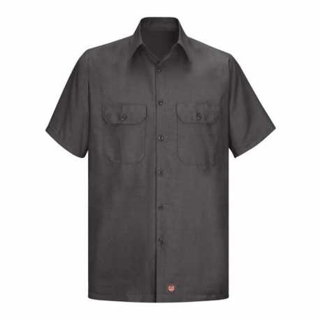 Red Kap SY60T Ripstop Short Sleeve Work Shirt - Tall Sizes