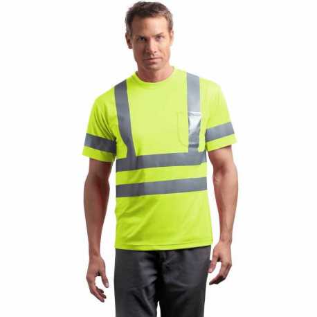 CornerStone CS408 ANSI 107 Class 3 Short Sleeve Snag-Resistant Reflective T-Shirt