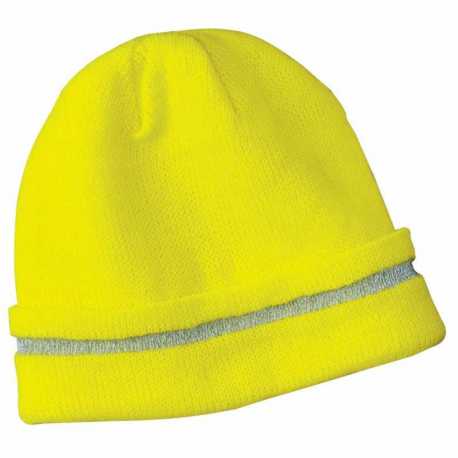 CornerStone CS800 Enhanced Visibility Beanie with Reflective Stripe