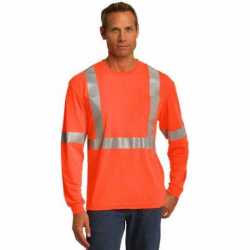 CornerStone CS401LS ANSI 107 Class 2 Long Sleeve Safety T-Shirt