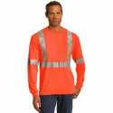 CornerStone CS401LS ANSI 107 Class 2 Long Sleeve Safety T-Shirt