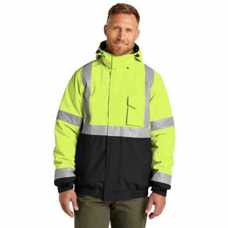 CornerStone CSJ500 ANSI 107 Class 3 Economy Waterproof Insulated Bomber Jacket