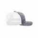 Pacific Headwear 106C Aggressive Heather Trucker Snapback Cap