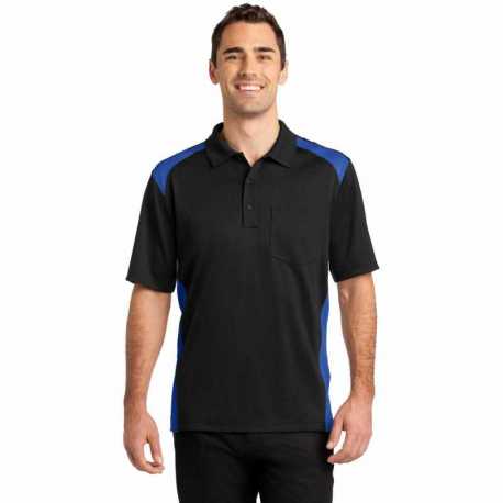 CornerStone CS416 Select Snag-Proof Two Way Colorblock Pocket Polo