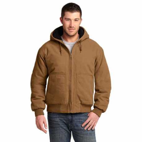 CornerStone CSJ41 Washed Duck Cloth Insulated Hooded Work Jacket