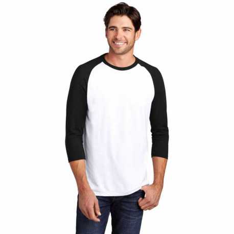 District DM136 Perfect Tri 3/4-Sleeve Raglan