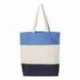 Q-Tees Q125900 11L Tri-Color Tote