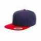 Yupoong 6089 Adult Structured Flat Visor Classic Snapback Cap