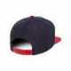 Yupoong 6089 Adult Structured Flat Visor Classic Snapback Cap