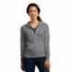 District DT2100 Women's Fitted Jersey Full-Zip Hoodie