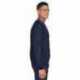UltraClub 8926 Adult Long-Sleeve Microfiber Crossover V-Neck Wind Shirt
