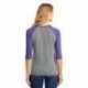 District DM136L Women's Perfect Tri 3/4-Sleeve Raglan