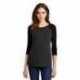District DM136L Women's Perfect Tri 3/4-Sleeve Raglan