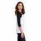 District DM136L Women's Perfect Tri 3/4-Sleeve Raglan