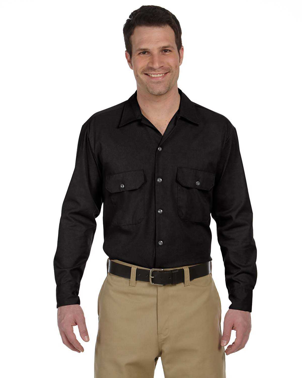 Dickies 574 Men's 5.25 oz. Long-Sleeve Work Shirt | ApparelChoice.com