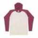LAT 6917 Men's Hooded Raglan Long Sleeve Fine Jersey T-Shirt