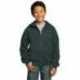 Port & Company PC90YZH Youth Core Fleece Full-Zip Hooded Sweatshirt