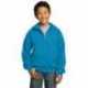 Port & Company PC90YZH Youth Core Fleece Full-Zip Hooded Sweatshirt