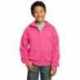 Port & Company PC90YZH Youth Core Fleece Full-Zip Hooded Sweatshirt