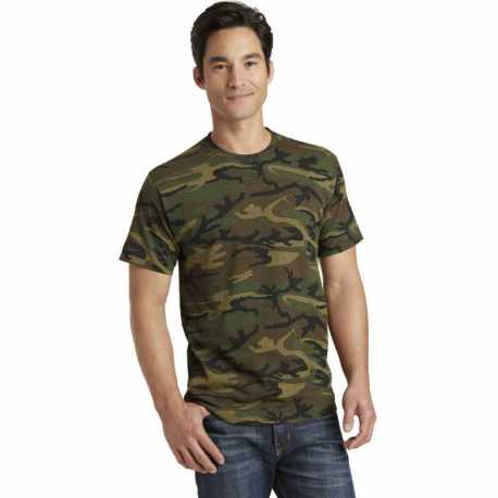Port & Company PC54C Core Cotton Camo Tee