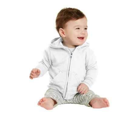 Port & Company CAR78IZH Infant Core Fleece Full-Zip Hooded Sweatshirt
