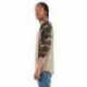 Shaka Wear SHRAGCM Adult Three-Quarter Sleeve Camo Raglan T-Shirt