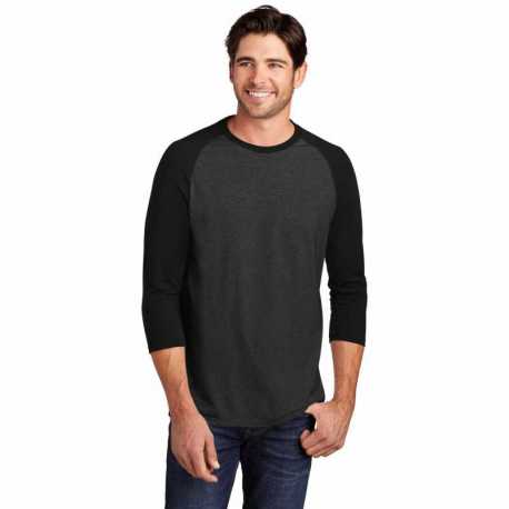 District DM136 Perfect Tri 3/4-Sleeve Raglan