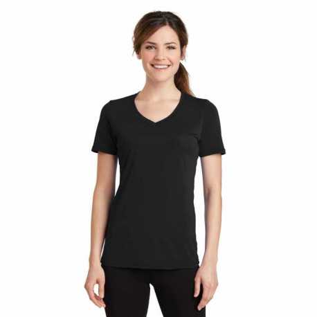 Port & Company LPC381V Ladies Performance Blend V-Neck Tee