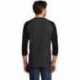 District DM136 Perfect Tri 3/4-Sleeve Raglan