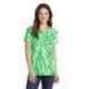 Port & Company LPC147V Ladies Tie-Dye V-Neck Tee