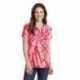 Port & Company LPC147V Ladies Tie-Dye V-Neck Tee