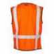 Kishigo 1509 Black Bottom Mesh Class 2 Vest