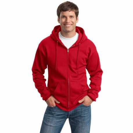 Port & Company PC90ZHT Tall Essential Fleece Full-Zip Hooded Sweatshirt