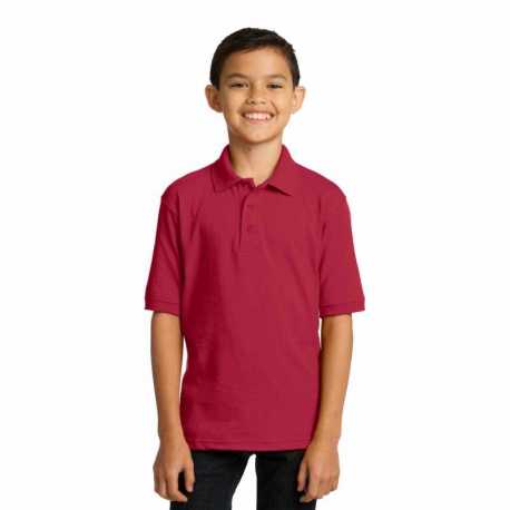 Port & Company KP55Y Youth Core Blend Jersey Knit Polo