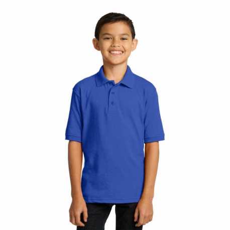 Port & Company KP55Y Youth Core Blend Jersey Knit Polo