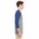 Jerzees 601RR Adult TRI-BLEND Baseball Raglan