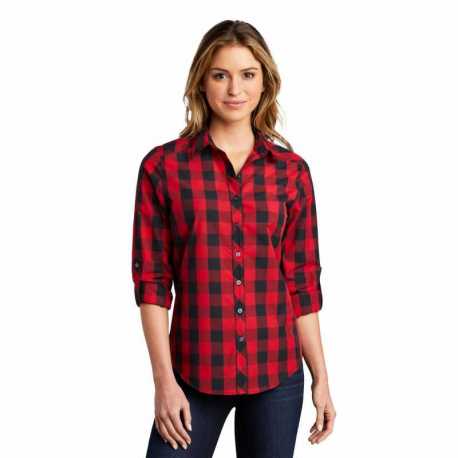 Port Authority LW670 Ladies Everyday Plaid Shirt