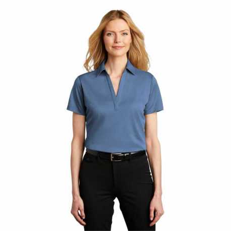 Port Authority LK542 Ladies Heathered Silk Touch Performance Polo